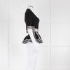 Alexander McQueen Black Peplum Waist Top