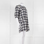 Baum Und Pferdgarten Navy White Checked Tunic Dress