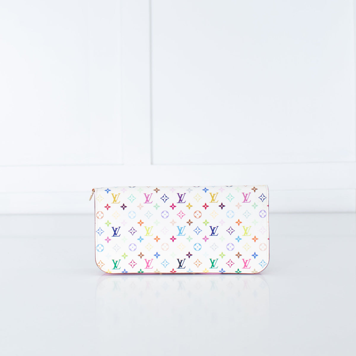 Louis Vuitton White Zip Wallet