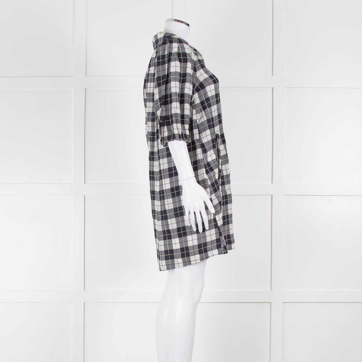 Baum Und Pferdgarten Navy White Checked Tunic Dress