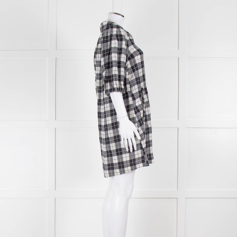 Baum Und Pferdgarten Navy White Checked Tunic Dress