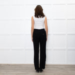 The Upside Black Athletic Trousers with Side Stripe
