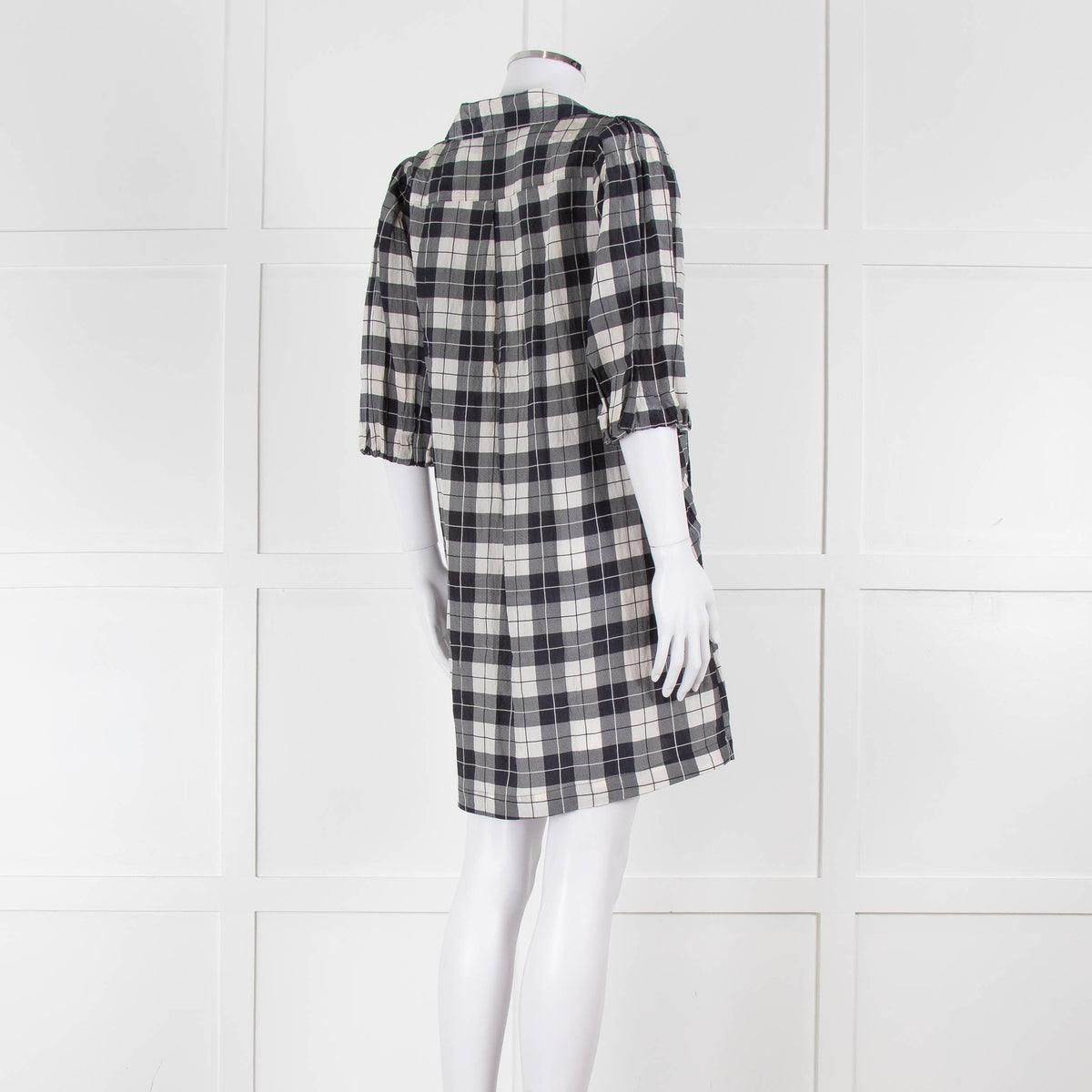Baum Und Pferdgarten Navy White Checked Tunic Dress