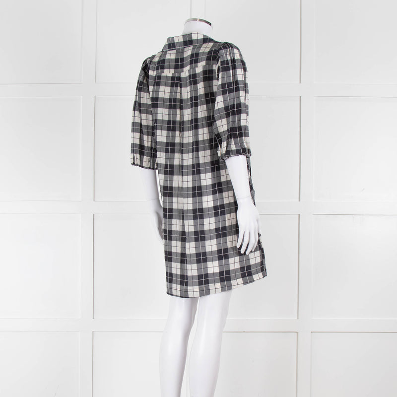 Baum Und Pferdgarten Navy White Checked Tunic Dress