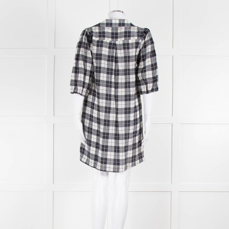 Baum Und Pferdgarten Navy White Checked Tunic Dress
