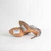 Rupert Sanderson Khaki Metallic Heeled Sandals
