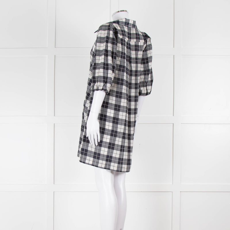 Baum Und Pferdgarten Navy White Checked Tunic Dress