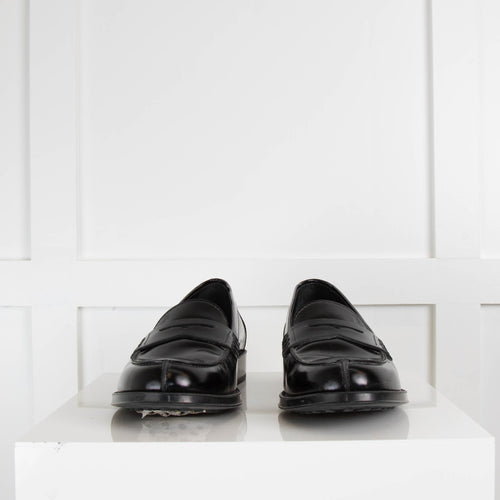 Tod's Black Loafers