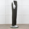 American Vintage Dark Green Satin Wide Trousers