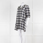 Baum Und Pferdgarten Navy White Checked Tunic Dress