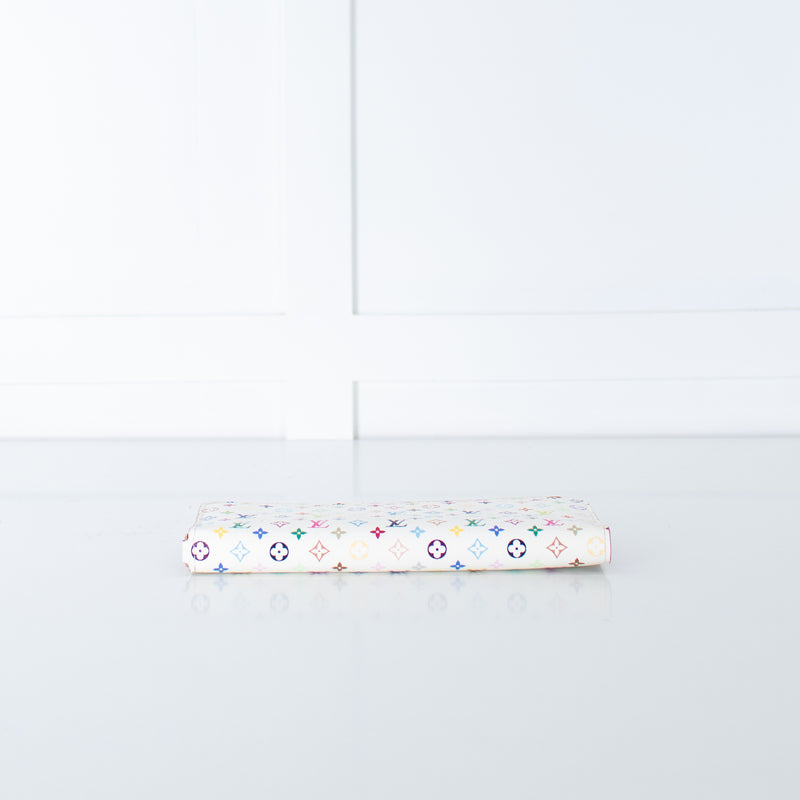 Louis Vuitton White Zip Wallet