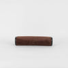 Hermes Brown Suede Leather Trim Pouch