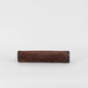 Hermes Brown Suede Leather Trim Pouch