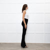 Essentiel Antwerp Black Ribbed Flared Leggings