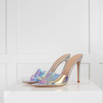 Gianvito Rossi Iridescent Heeled Mules