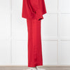 Maison Rabih Kayrouz Red Wide Leg Trousers