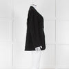 Harris Wharf London Black Textured Cotton Blend Oversized Blazer