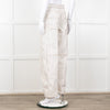 Me + Em Cream Black Stripe Barrel Jean