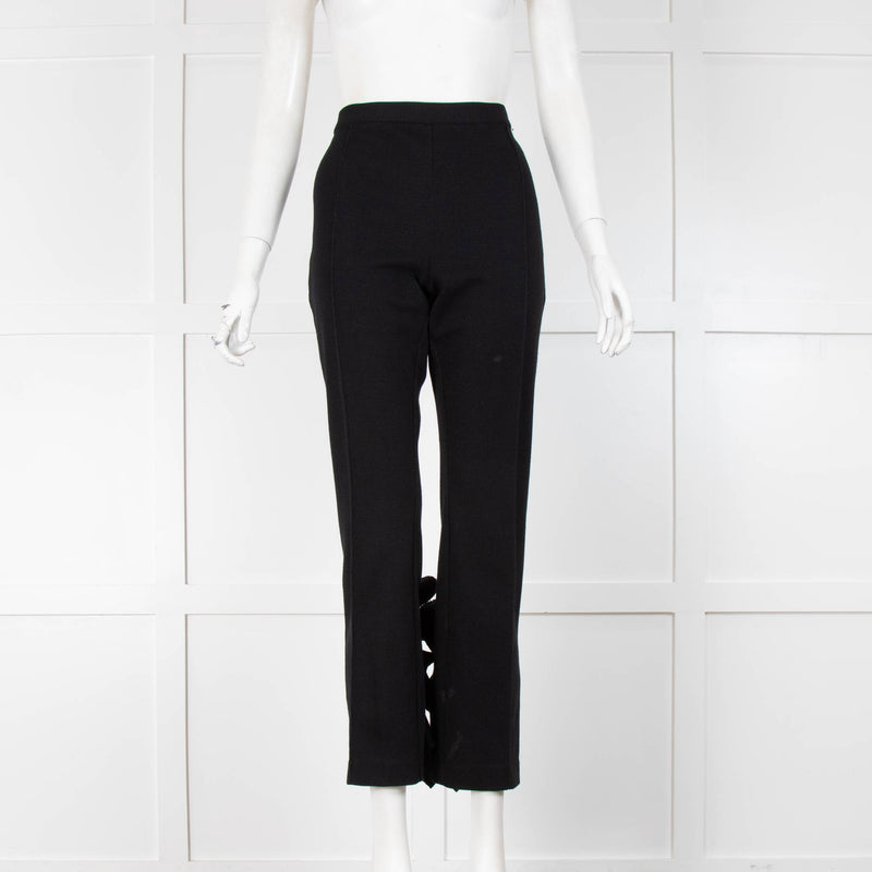 Toga Pulla Textured Frill Bottom Trousers