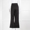 By Malene Birger Black Thick Twill Trousers Split Ankle Hem