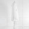 Norma Kamali White SPF Smart Hooded Top