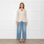 Circolo 1901 Beige Cotton Blazer Jacket