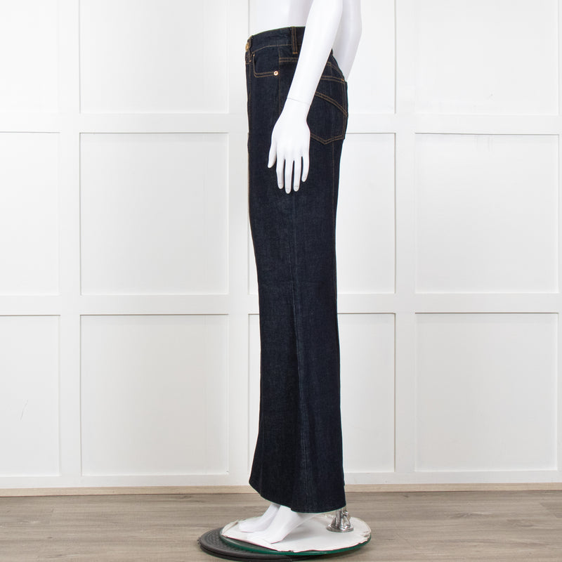 Zimmermann Dark Blue Denim Flared Jeans