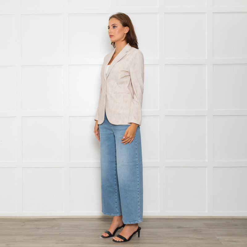 Circolo 1901 Beige Cotton Blazer Jacket