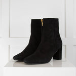 Atelier Mercadal Black Short Boots with Heel