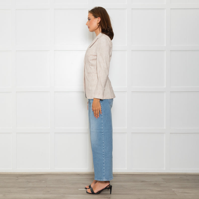 Circolo 1901 Beige Cotton Blazer Jacket