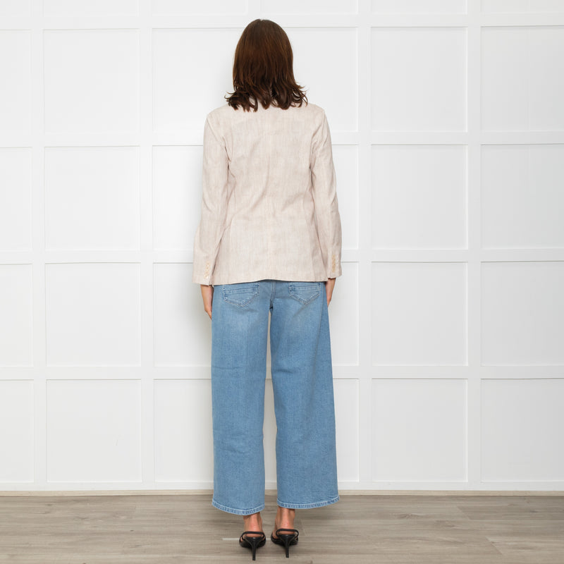Circolo 1901 Beige Cotton Blazer Jacket