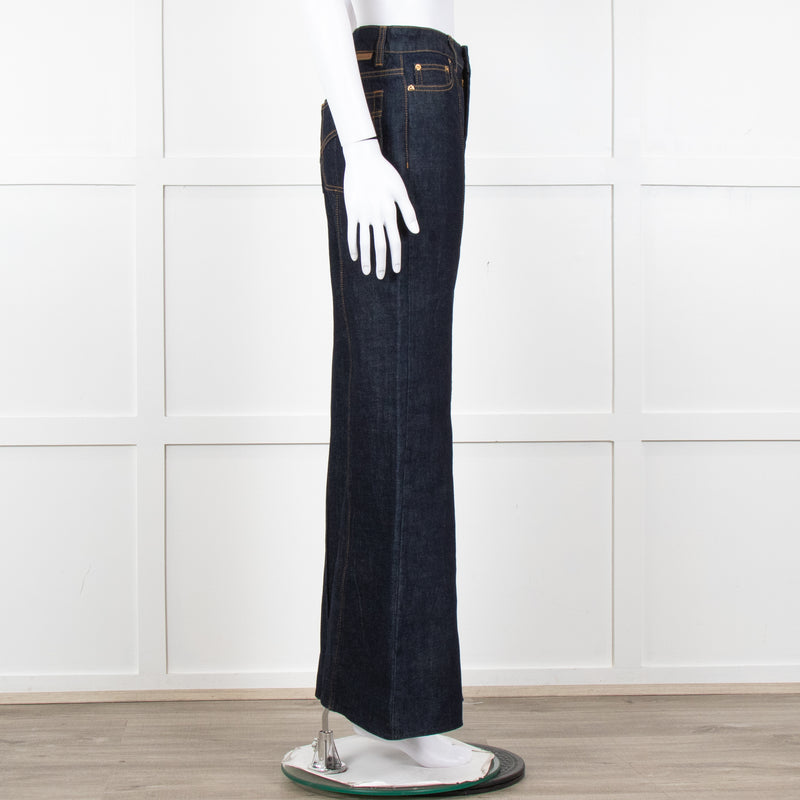 Zimmermann Dark Blue Denim Flared Jeans