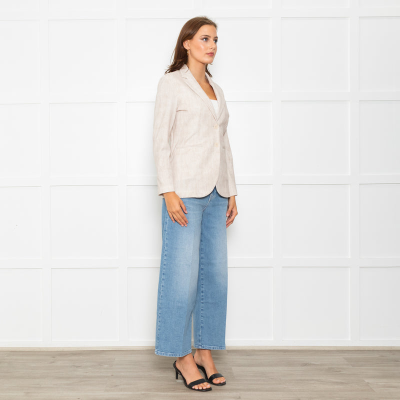 Circolo 1901 Beige Cotton Blazer Jacket