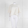 Masscob Cream Oversized T Shirt