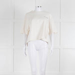 Masscob Cream Oversized T Shirt