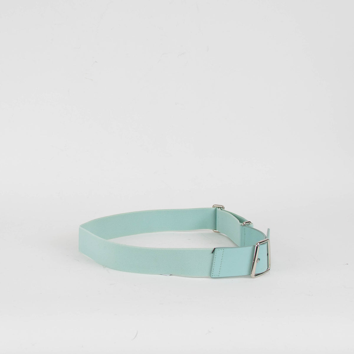 Akris Aqua Leather And Elastic Belt