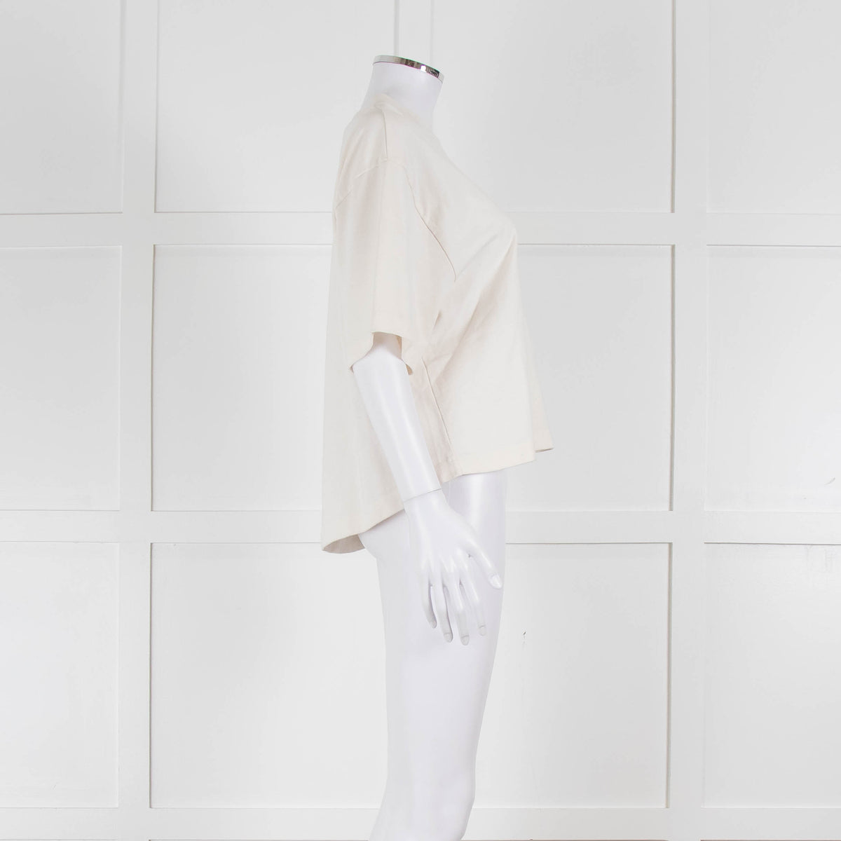 Masscob Cream Oversized T Shirt
