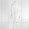 The Row White Viscose/Wool Mix Tunic