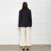 Free People Black Linen Blazer Jacket