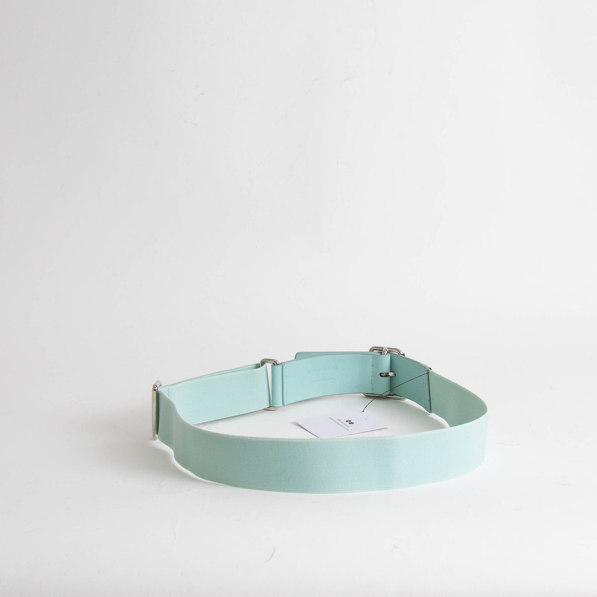 Akris Aqua Leather And Elastic Belt