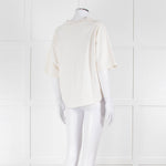 Masscob Cream Oversized T Shirt