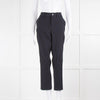 Zadig & Voltaire Navy Black Zebra Print Trousers