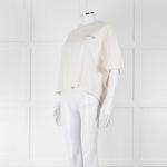 Masscob Cream Oversized T Shirt