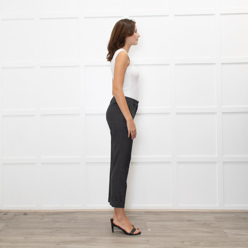 Prada Prince Of Wales Check Trousers With Turnups