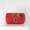 Dolce & Gabbana Red Quilted Lucia Bag