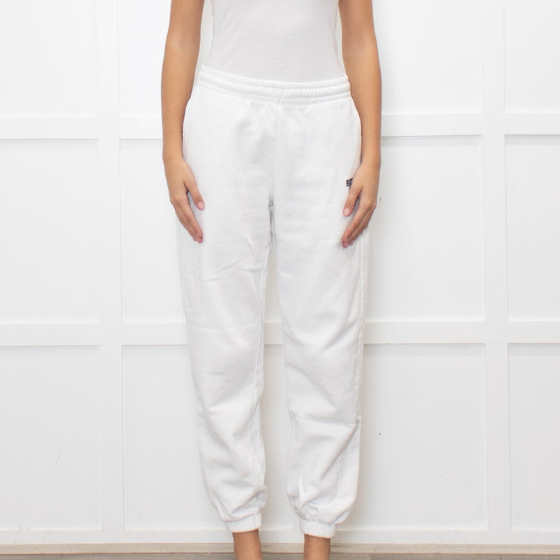 Rotate by Birger Christensen White Logo Joggers