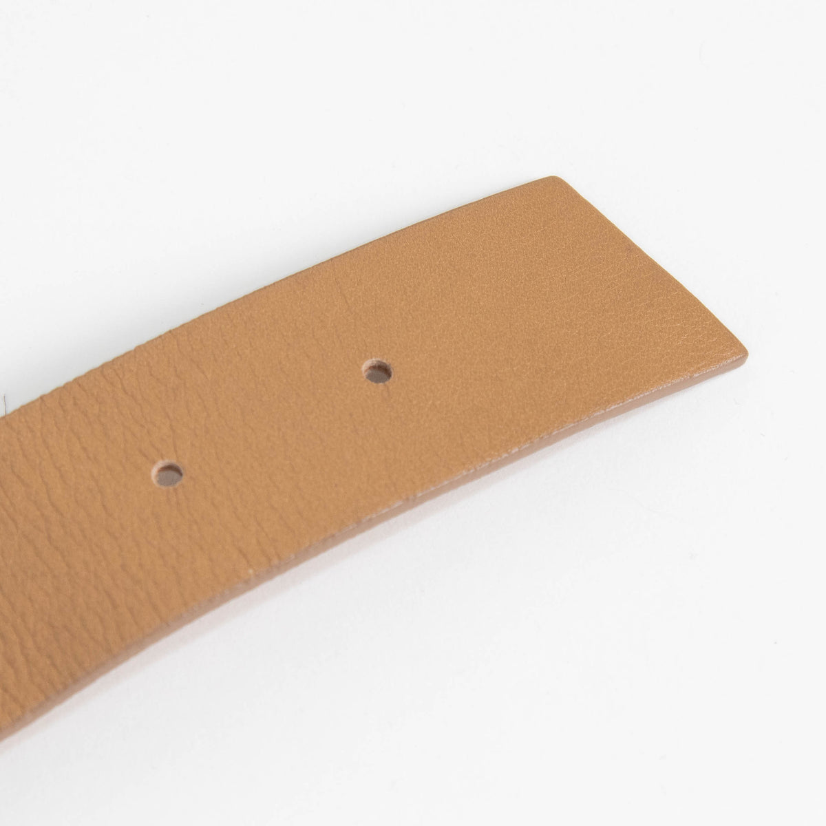 Akris Biscuit Leather And Elastic Belt