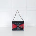 Alexander McQueen Red And Black Spider Pin Bag