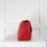 Dolce & Gabbana Red Quilted Lucia Bag