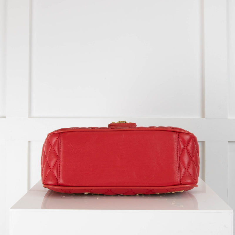 Dolce & Gabbana Red Quilted Lucia Bag